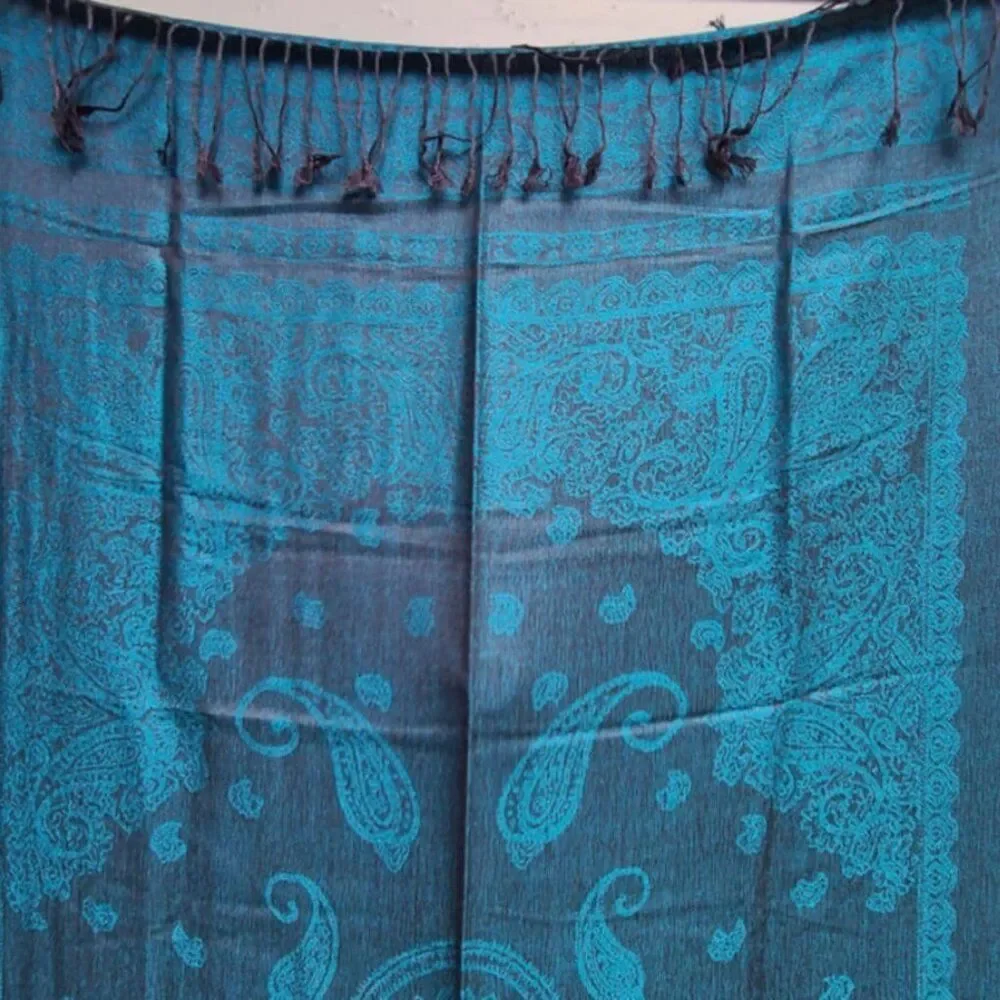 Green 100% Cashmere Pashmina